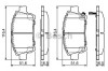 Set placute frana,frana disc TOYOTA COROLLA Verso (ZDE12, CDE12) (2001 - 2004) BOSCH 0 986 424 803