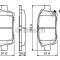Set placute frana,frana disc TOYOTA COROLLA Verso (ZDE12, CDE12) (2001 - 2004) BOSCH 0 986 424 803
