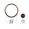 Struna Pescuit Delphin Otel Bomb 7 Fibre, 10m, 9kg + 10 Cleme Crimp, Inoxidabil, Accesorii Monturi