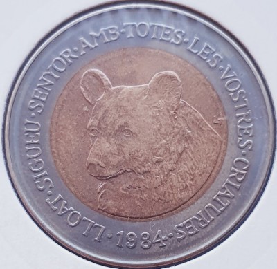2036 Andorra 2 diners 1984 Bear km 19 foto