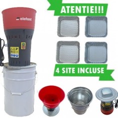 Moara electrica pentru cereale, capacitate 25 L, motor 1.2 kW, 4 site incluse foto