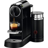 Espressor Nespresso CitiZ &amp;amp; Milk Black D122-EU-BK-NE, 19 bari, 1720 W, 1 l, Negru + 14 capsule cadou