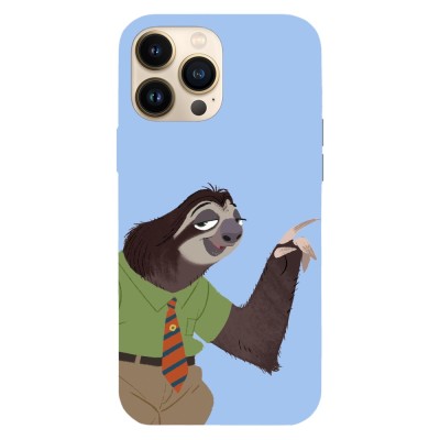 Husa compatibila cu Apple iPhone 13 Pro Max, Viceversa, model Flash Slothmore Zootopia, Silicon, TPU foto