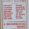Afiș teatru Bulandra &ndash; Shakespeare &bdquo;A douăsprezecea noapte&rdquo; &ndash; distribuție Pittiș, Mihuț, Diaconu &ndash; anii 1970