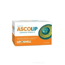 Vitamina C Lipozomala Ascolip 1000 miligrame 30 plicuri Liposhell Cod: 5908283531677 foto