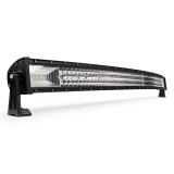 Lampa de lucru LED BAR curbata AMiO AWL47 729W 130cm 58320lm 12V 24V, iluminare dispersata si punctuala, IP67, E9 ECE R10