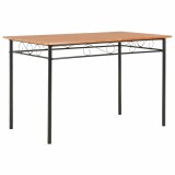 Cumpara ieftin Masa de bucatarie, maro, 120 x 70 x 75 cm, MDF