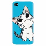 Husa silicon pentru Apple Iphone 4 / 4S, Cat Lovely Cartoon