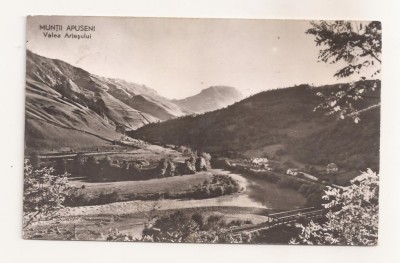 RF68 -Carte Postala- Muntii Apuseni, Valea Ariesului, circulata 1963 foto