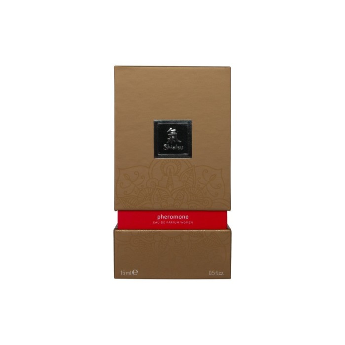 Parfum Pheromon SHIATSU pentru femei - roșu, 15 ml