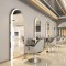 Consola de coafură consola de frizerie consola de cosmetică oglindă LED cu ramă de aluminiu 180x80 STD