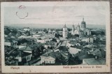 Ploiesti, vedere generala cu biserica Sf. Vineri// CP, Necirculata, Printata