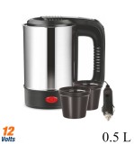 Termos electric cu cablu si 2 cani - 12V 250W 500ml