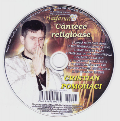 CD: Cristian Pomohaci - Cantece religioase ( original, stare foarte buna ) foto