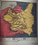 Harta de epocă cu acțiunile militare ale Germaniei asupra Poloniei 1939, Niculescu