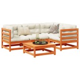Gossi set mobilier de gradina cu perne, 5 piese, lemn masiv de pin