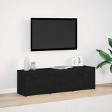 Cumpara ieftin Cabinet TV Stejar negru 140 x 34 x 40 cm Lemn compozit