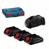 Set acumulatori si incarcator 3x ProCORE Li-Ion, 18 V, 4 Ah, valiza speciala - 3165140981361