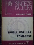 Gheorghe Vrabie - Eposul popular romanesc (Editia: 1983)