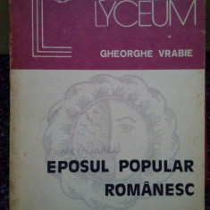 Gheorghe Vrabie - Eposul popular romanesc (1983)