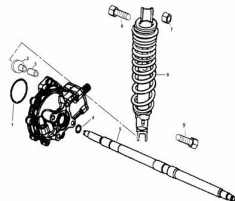 5. Ax spate lung (numai cu frana mecanica) Linhai