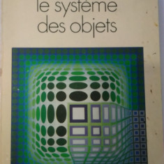 Le systeme des objets - Jean Baudrillard (5+1)4