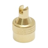 Extractor pentru miez ventil HVAC 1/4 SAE din alama, cu cap tip surubelnita