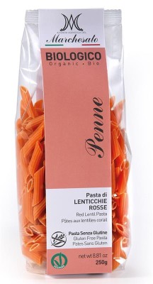 Penne din Linte Rosie Fara Gluten Bio Marchesato 250gr foto