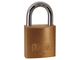 Lacăt cu toartă din alamă, protecție joasă, 20mm - KASP