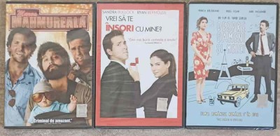 LOT 3 DVD-URI FILME COMEDIE: MAREA MAHMUREALA; VREI SA TE INSORI CU MINE?&amp;#039; DESPRE OAMENI SI MELCI-248686 foto
