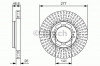 Disc frana HYUNDAI H-1 platou / sasiu (2000 - 2005) BOSCH 0 986 479 T41