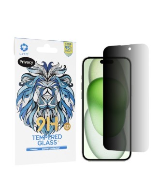 Geam Soc Protector Privacy iPhone 15 Plus, iPhone 15 Pro Max , iPhone 16 Plus foto