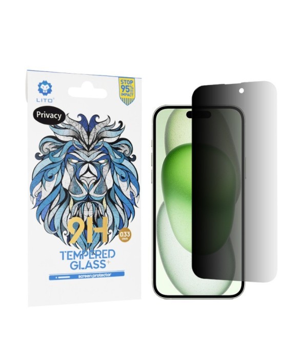 Geam Soc Protector Privacy iPhone 15 Plus, iPhone 15 Pro Max , iPhone 16 Plus