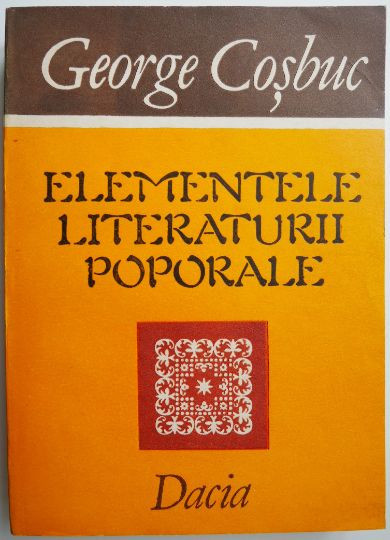 Elementele literaturii poporale &ndash; George Cosbuc