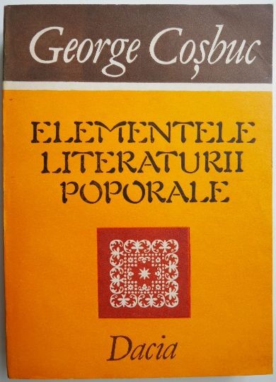 Elementele literaturii poporale &ndash; George Cosbuc