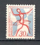 Cehoslovacia.1965 Spartachiada nationala XC.373, Nestampilat