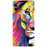 Husa silicon pentru Xiaomi Mi A2, Colorfull Lion 002