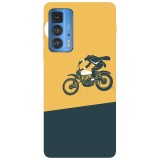 Husa compatibila cu Motorola G20 model Just ride, Silicon, TPU, Viceversa, Transparent, Carcasa
