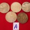100000 LEI 1946 ARGINT LOT 5 BUC (A)