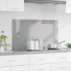 VidaXL Spate de bucătărie Gri deschis 90 x 50 x 0.6 cm 42001233