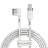 Cablu Incarcare USB Type-C - T MagSafe Baseus Zinc Angular L-Shape, pentru Apple MacBook Air 13 / Macbook Air 11 / Macbook Pro 14 / Macbook Air 17, Ma