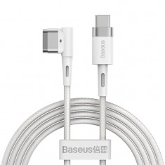 Cablu Incarcare USB Type-C - T MagSafe Baseus Zinc Angular L-Shape, pentru Apple MacBook Air 13 / Macbook Air 11 / Macbook Pro 14 / Macbook Air 17, Ma