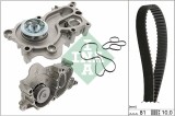 INA 530 0744 30 Set pompa apa + curea dintata
