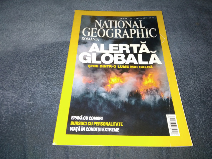 REVISTA NATIONAL GEOGRAPHIC SEPTEMBRIE 2004