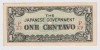 Filipine, One Centavo 1942_Ocupație japoneză_a UNC_serie liniara PT