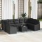 vidaXL Set de canapele pentru grădină 10 pcs Negru Rattan poli 3346893