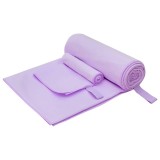 vidaXL Set de Prosoape Sport Altele Violet țesătură 42011497