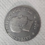 Italia 5 lire 1808 M , argint 24,62 grame