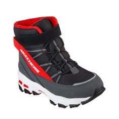 Ghete baieti Skechers D` Lites, black-red, 28.5