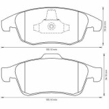 Set placute frana punte fata Citroen Berlingo 2008-2018; C4 Grand Picasoo, C4 Picasso , C4 2009-; DS4; DS5; Peugeot 5008; Partner 2008-2018; , marca